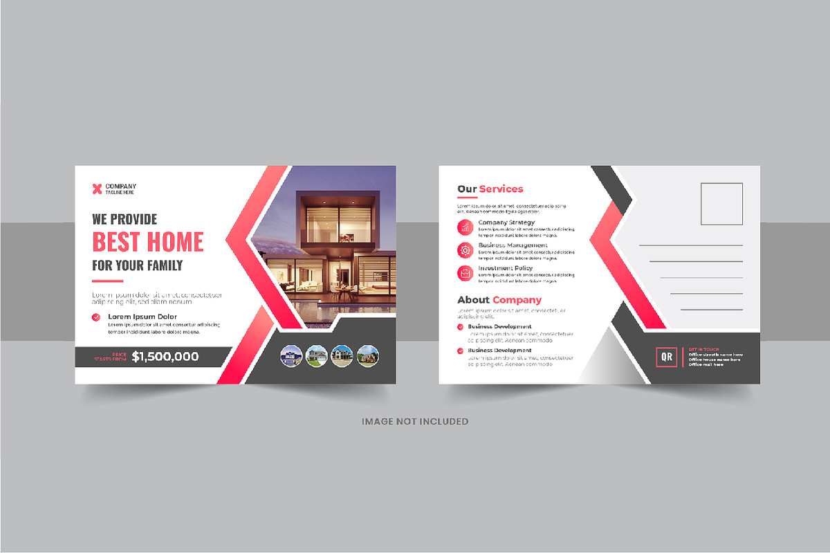 Real estate eddm postcard template, a Brochure Template by Pavel_design (Photo 5 of 11)