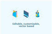 Home isometric icons, an Icon by Marinastu (Thumbnail 3 of 5)