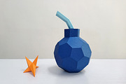DIY Cannon Bomb - 3d papercraft, a Templates & Theme by PAPER amaze (Thumbnail 5 of 5)