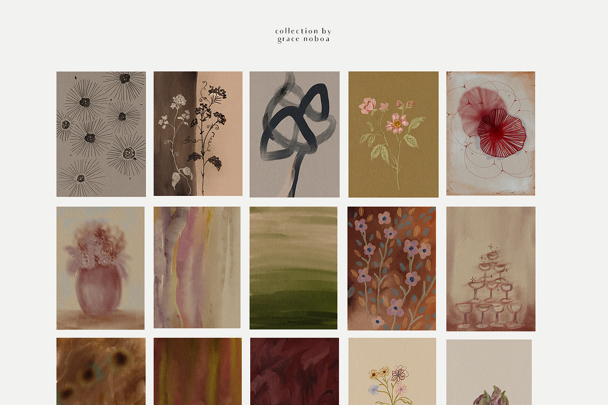 Gallery background prints & posters, a Background Graphic by Grace Noboa Illustrations (Photo 5 of 12)
