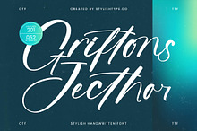 Griftons Jecthor Stylish Handwritten