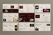 Red Flower Service Google Slide, a Presentation Template by graphicook (Thumbnail 3 of 4)