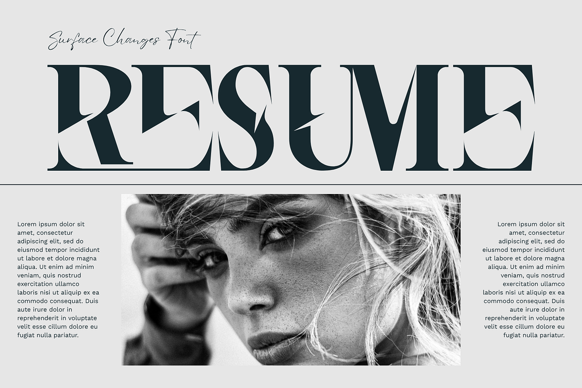 SURFACE CHANGES - LUXURY SERIF FONT, a Serif Font by 177Studio (Photo 6 of 8)