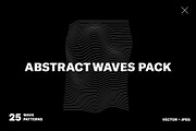 Abstract Waves Pack 01, a Pattern Graphic by Nashville Assets Co. (Thumbnail 1 of 4)