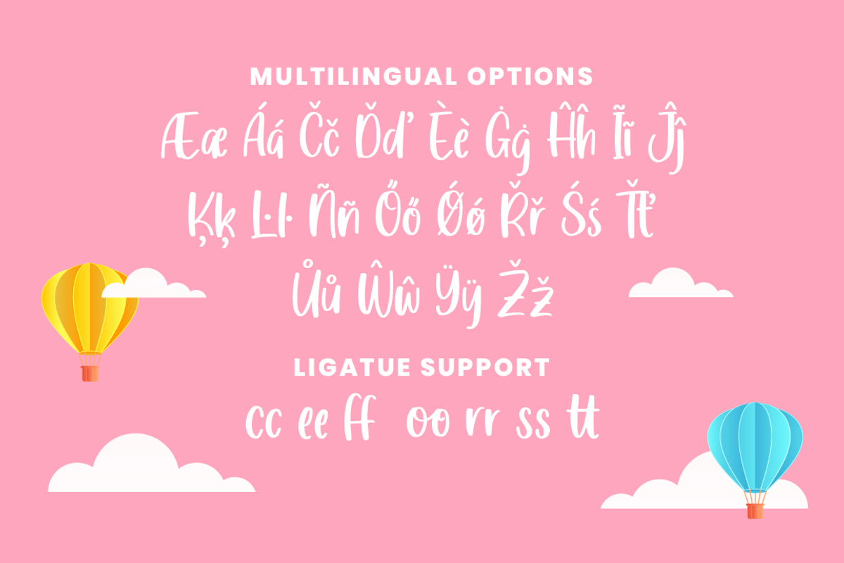 Balloon Playful Handwritten Font, a Handwritten Font by Fatmawati (Photo 11 of 12)