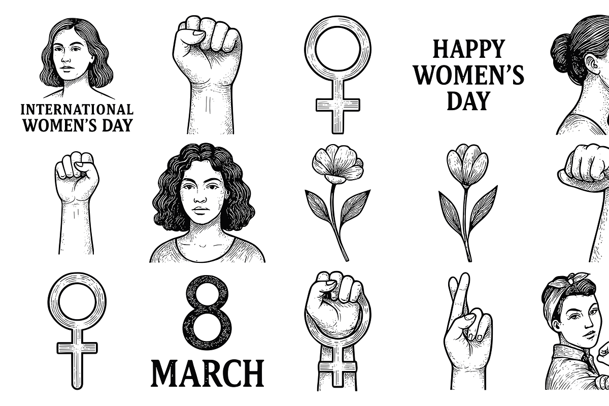 International Women’s Day, an Object Graphic by nikagraphic