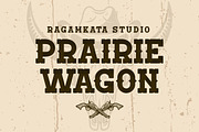 Prairie Wagon - Western Serif, a Slab Serif Font by RagamKata (Thumbnail 1 of 10)