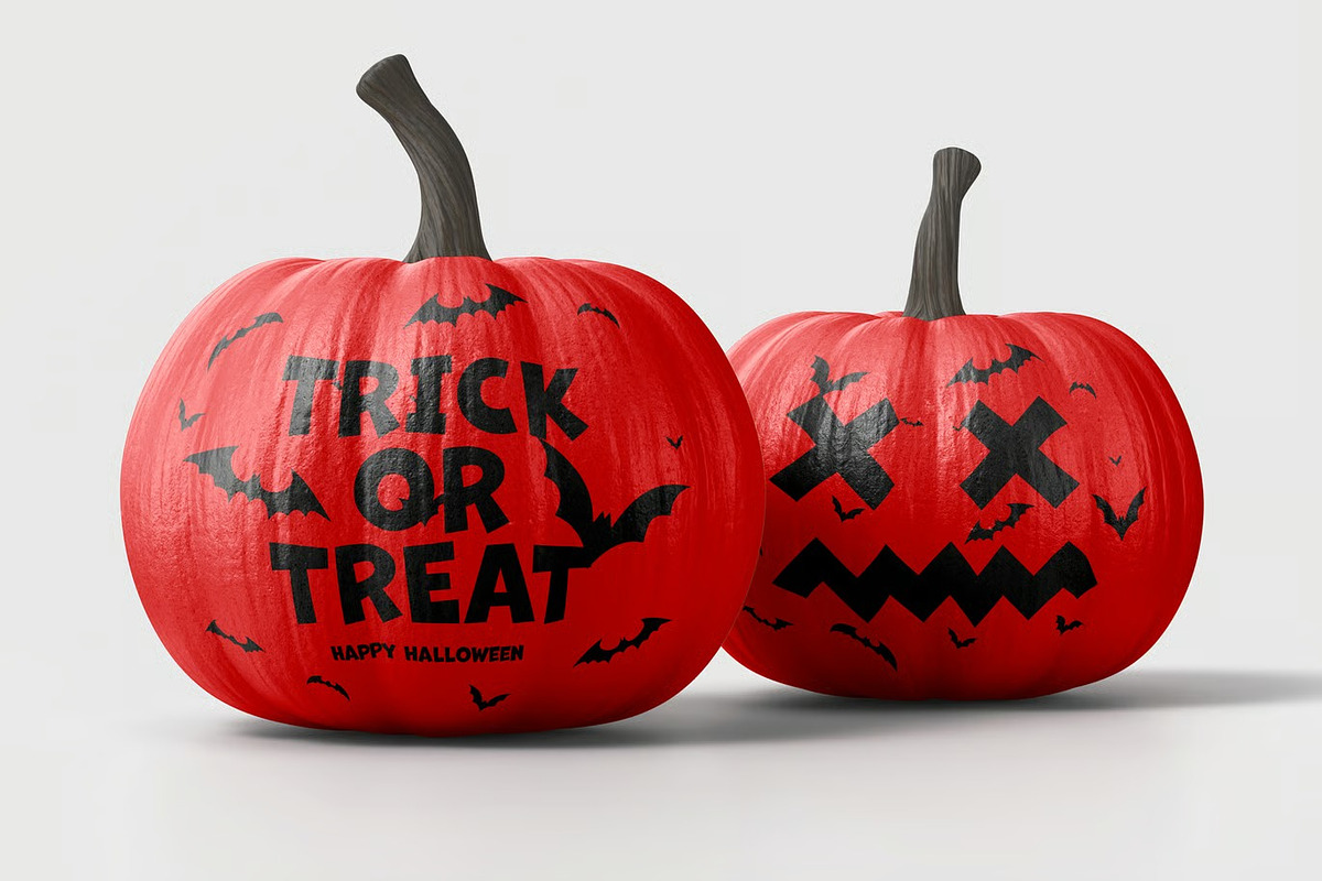Halloween Pumpkin Mock-up, a Product Mockup by zippypixelstudio (Photo 10 of 10)