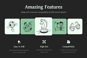 Entertainment Doodle Icon Set, an Outline Icon by Vectors Market (Thumbnail 2 of 8)