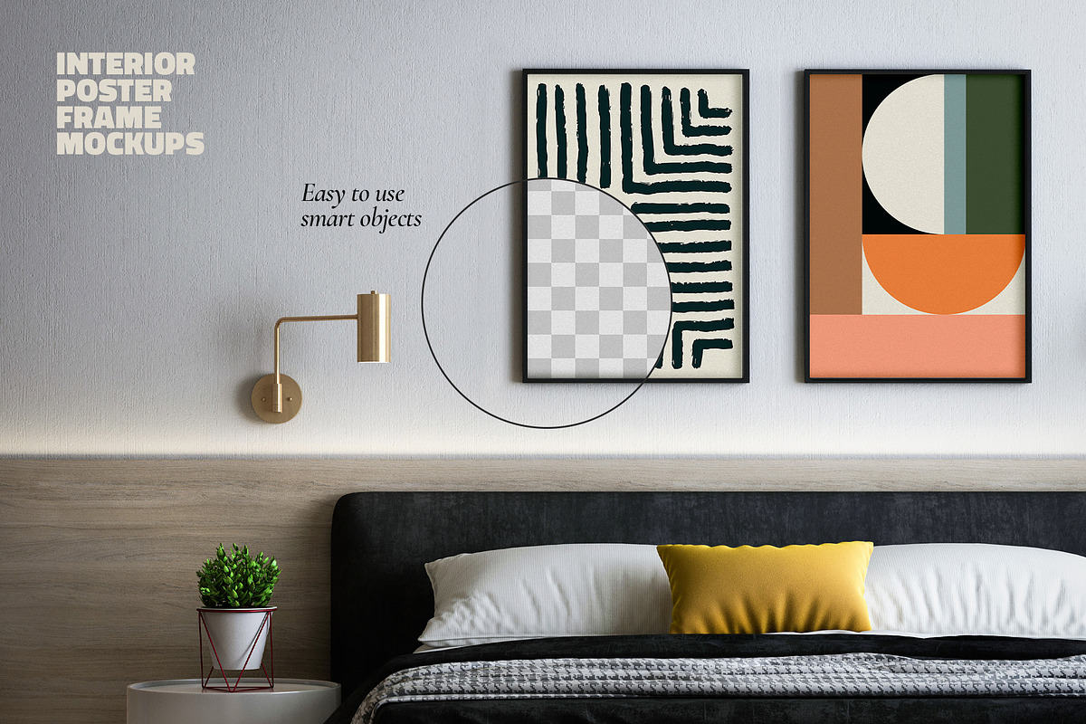Poster Mockup Set Modern Interior #1, a Product Mockup by LEROY Design (Photo 2 of 5)