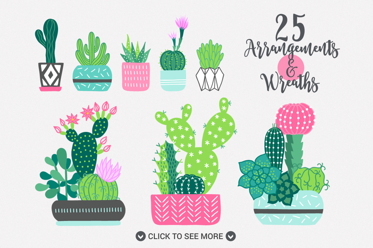 Cactus Kit, a Texture Illustration by miumiu (Photo 2 of 8)