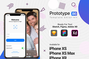 Prototype 86 Template UX/UI Kit