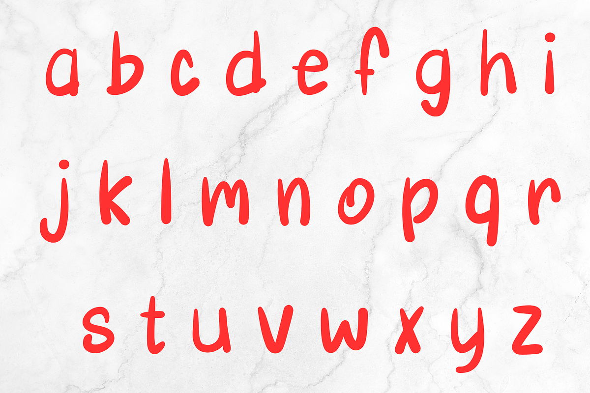 Sweet apple, a Handwritten Font by Petal Pixels (Photo 9 of 12)