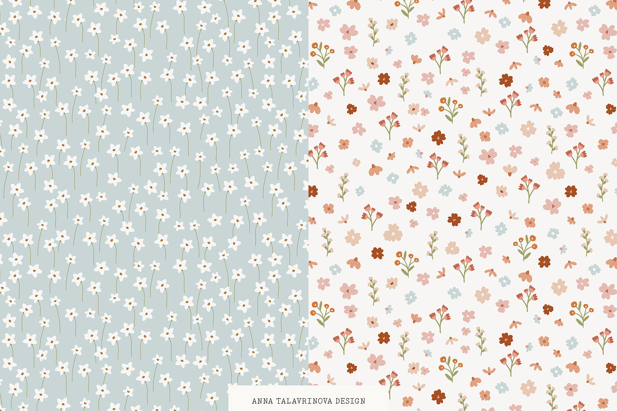 Spring Eternal seamless pattern pack, a Graphic by Cozy pattern shop (Photo 6 of 6)