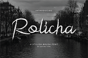 Rolicha, a Handwritten Font by Zafiratype (Thumbnail 1 of 12)