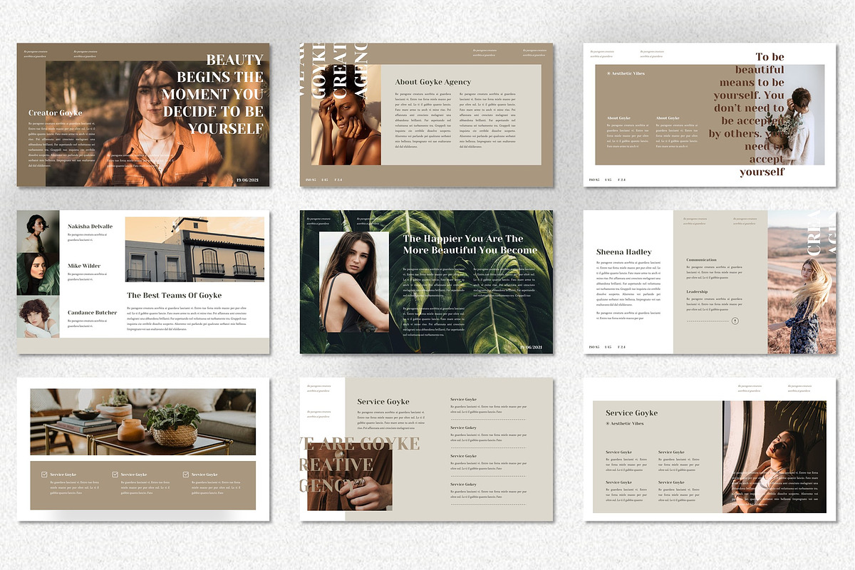 Goyke - Aesthetic Powerpoint, a Presentation Template by Dhabee (Photo 6 of 7)