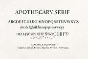 Apothecary Serif, a Serif Font by Nicky Laatz (Thumbnail 11 of 11)