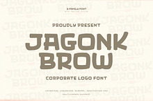 Jagonk Brow - Display Font