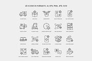 AI Delivery System Icon Pack, an Outline Icon by Grand Design (Thumbnail 2 of 3)