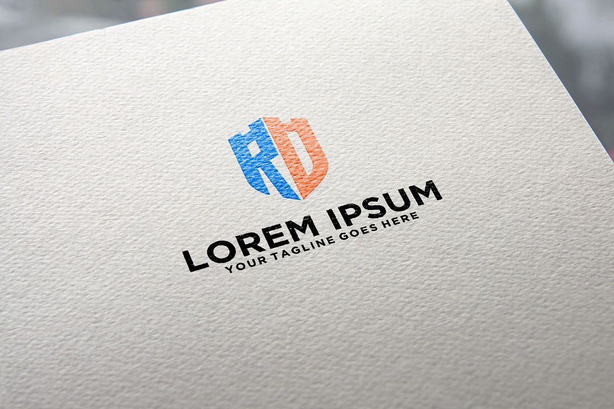 Fort RD letter logo design, a Branding & Logo Template by REDVY CREATIVE