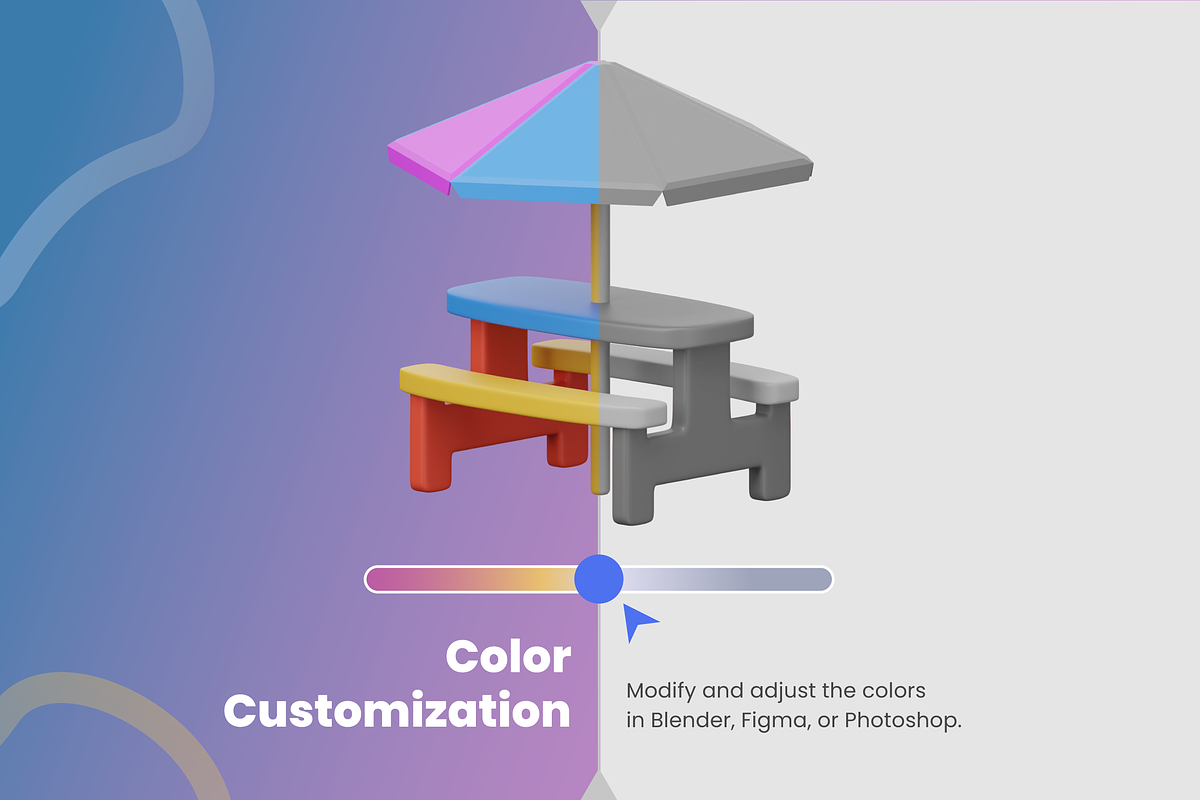 3D Play Area Icon Set, an Object 3D Model by Flat Icons (Photo 2 of 8)
