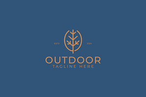 Simple Natural Tree Outdoor Logo, a Branding & Logo Template by Signatoro