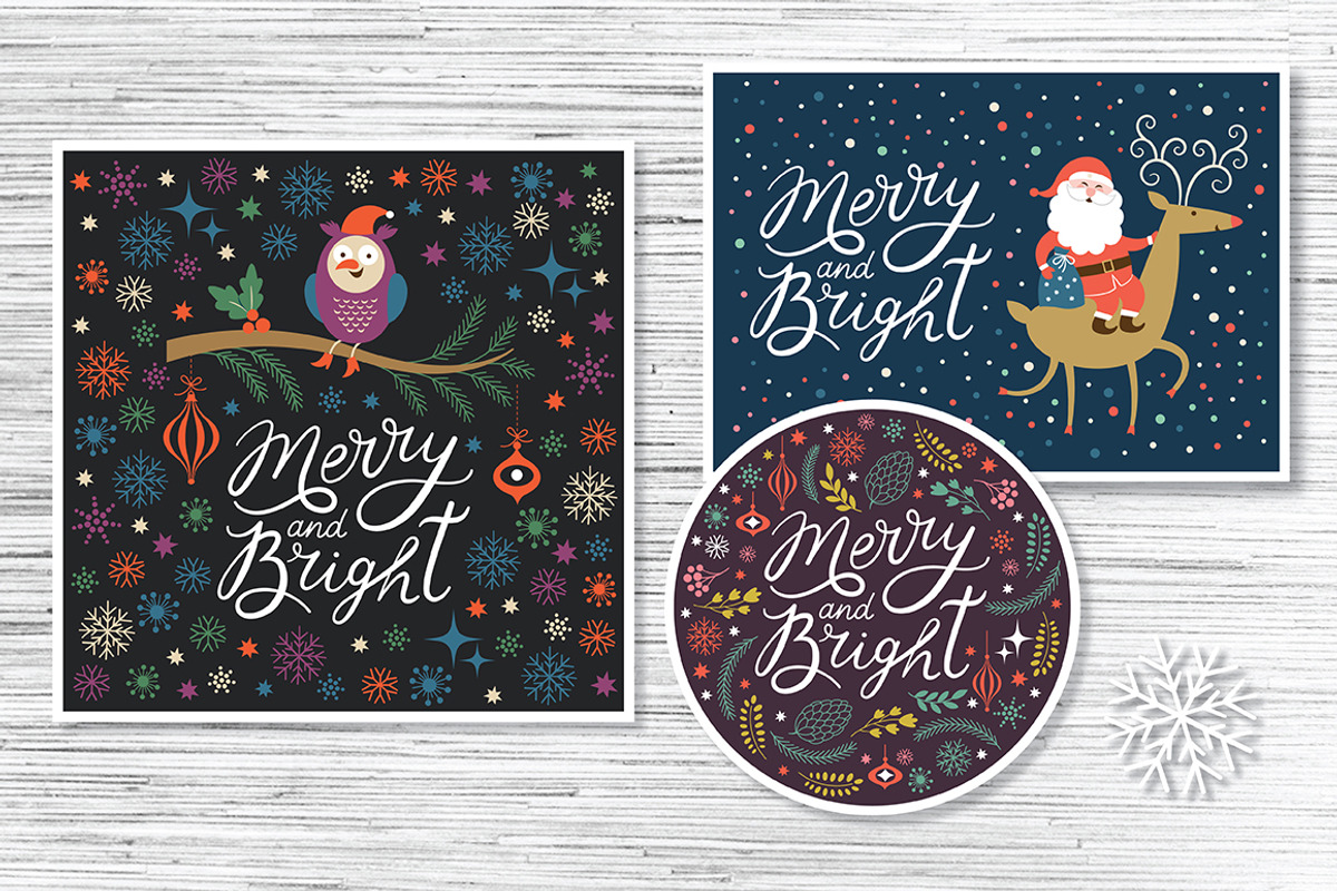 Christmas Cards, an Illustration by lenlis (Photo 3 of 4)