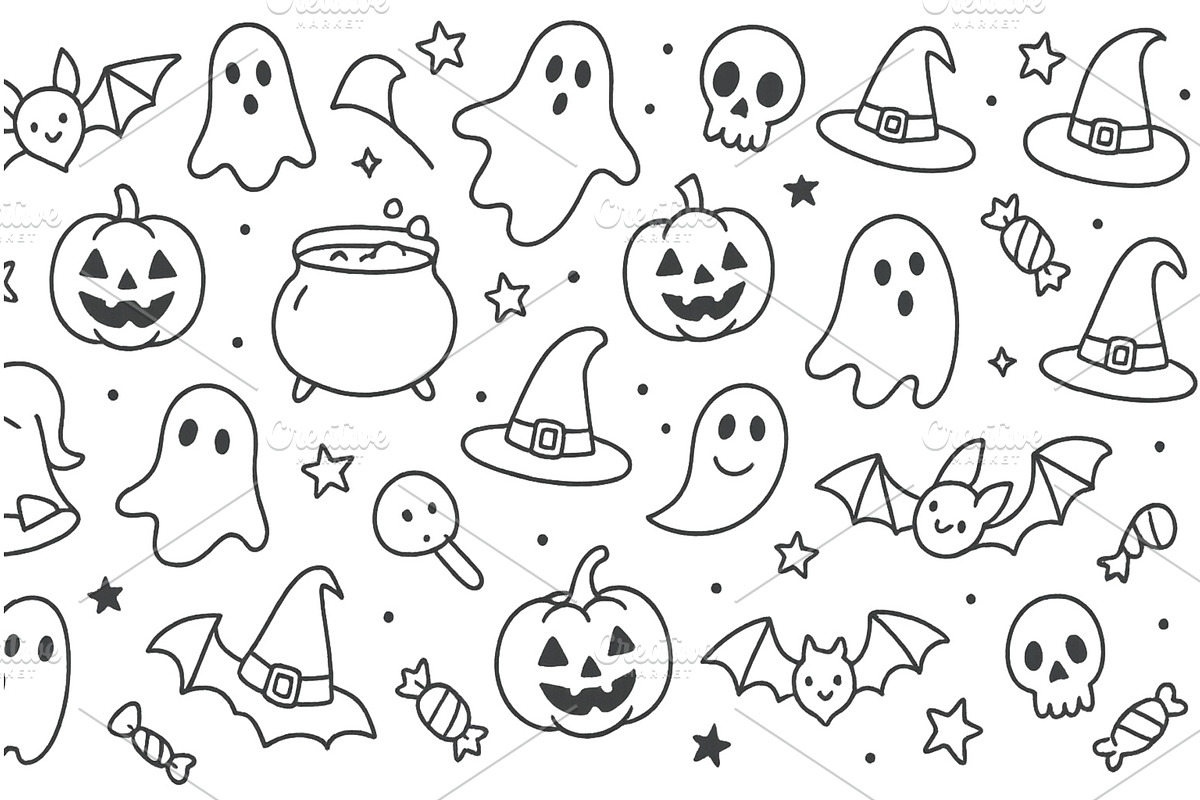 Fun and playful Halloween themed, an Illustration by ZinetroN