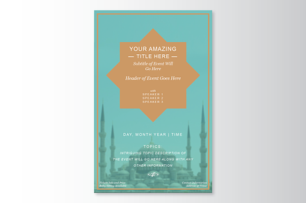 Islamic Geometric Flyer Template