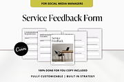 SMM Service Feedback Questionnaire, a Templates & Theme by Anessta & Co (Thumbnail 1 of 8)