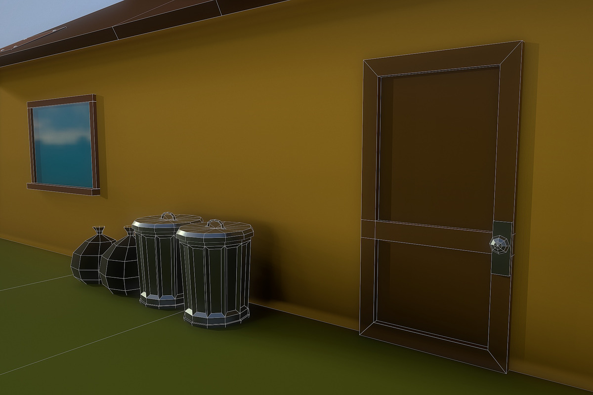 Low Poly Old house, an Architecture 3D Model by Midgardians (Photo 12 of 13)