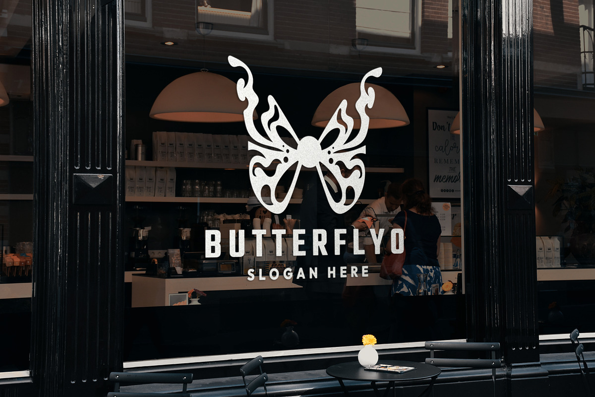 Butterfly Welness And Spa Center Log, a Branding & Logo Template by Design_Planet (Photo 4 of 5)
