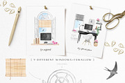 Watercolor Workspace Elements, a Decorative Illustration by beehouse studio (Thumbnail 8 of 14)