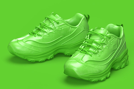 A pair of classy sports shoes, a Photo by kirill.makes.pics
