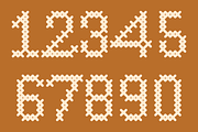 Cross Stitch Cursive Font, a Font by GG Design (Thumbnail 7 of 10)