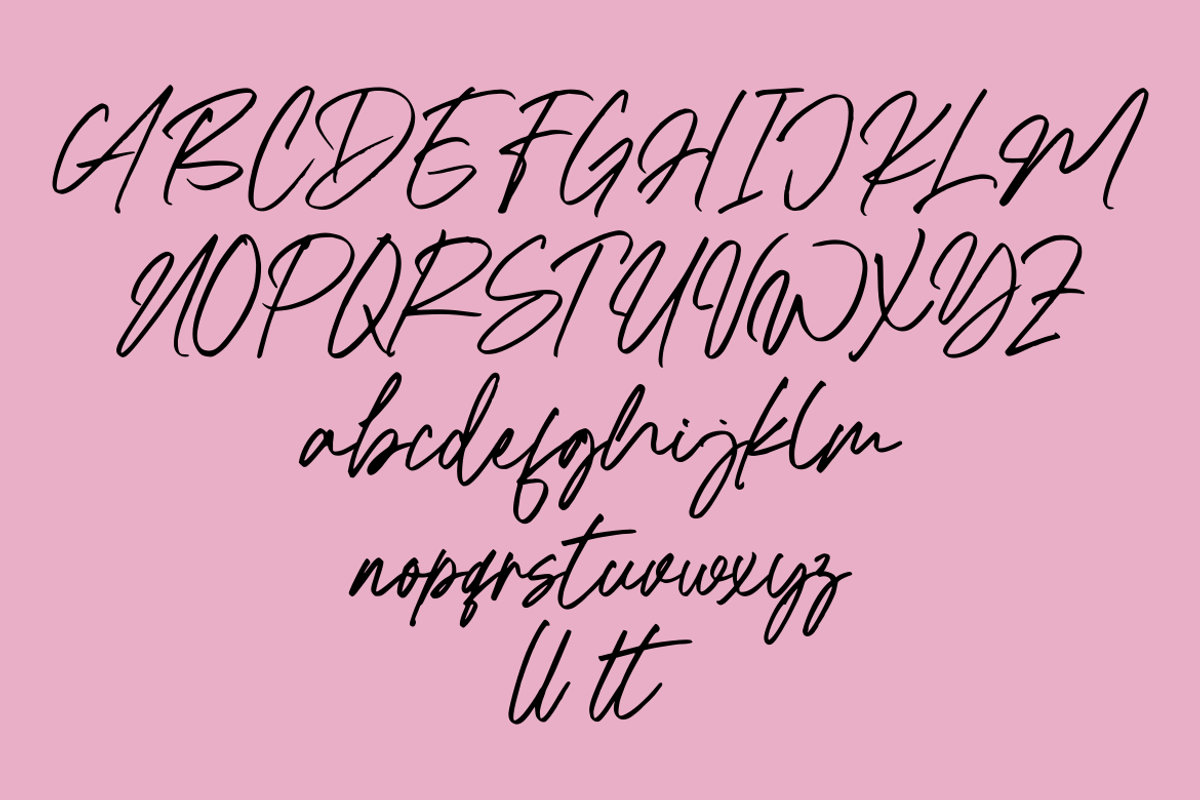 Entahyo -Script Font, a Script Font by GFRcreative (Photo 2 of 4)