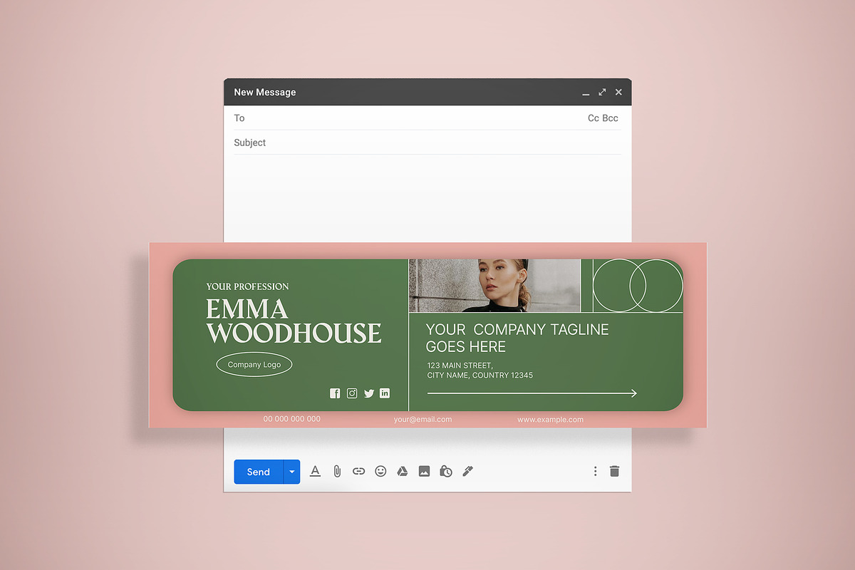 Aesthetic Email Signature, an Email Template by graphicook (Photo 4 of 4)