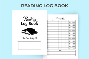 Book Reading Log Book KDP Interior