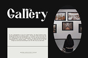 Hevin Ligature Serif Typeface, a Serif Font by yaqublekker (Thumbnail 10 of 10)