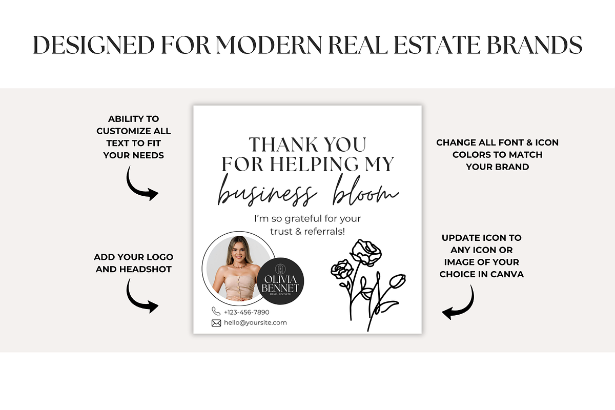 Real Estate Pop By Tag Templates, a Marketing Template by BrandhavenStudio (Photo 8 of 11)