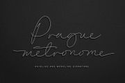 Prague Metronome, a Script Font by Ridha-38.lineart (Thumbnail 1 of 14)
