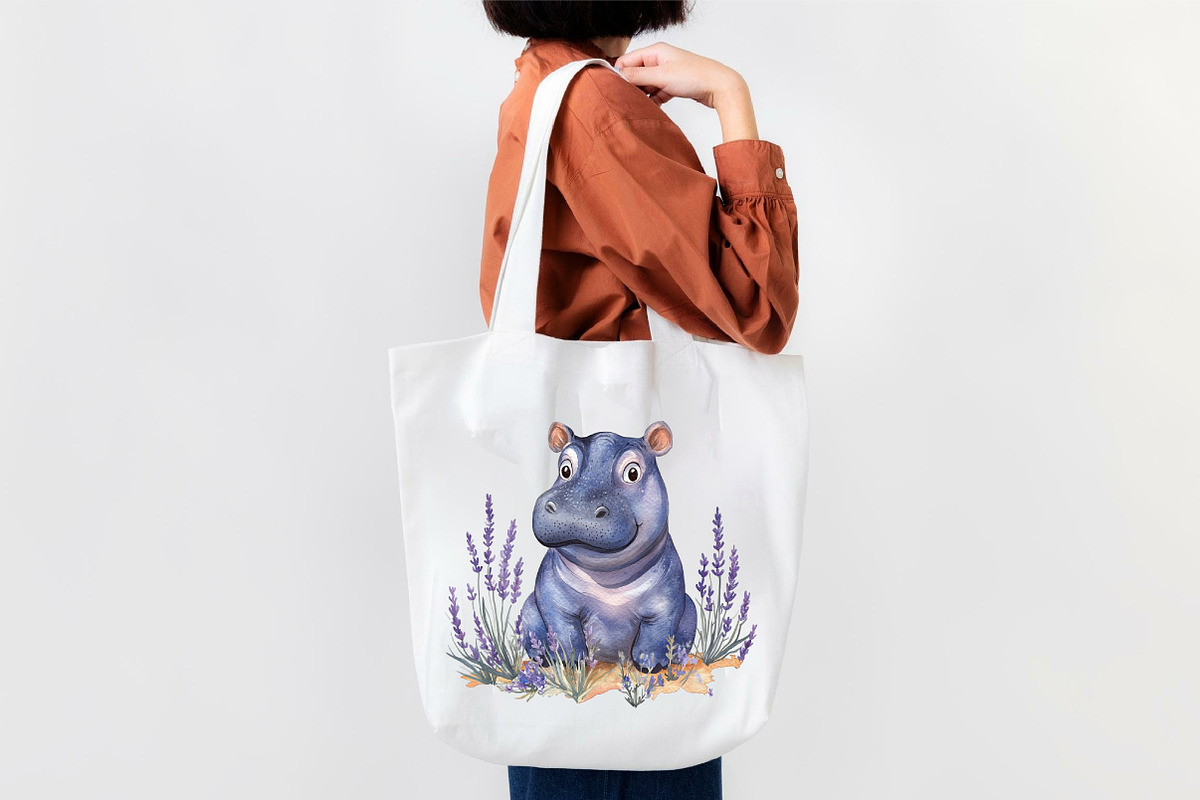 Cute Jungle Animals Watercolor Clipa, an Illustration by designcity5 (Photo 4 of 5)