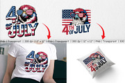 4th of July Eagle, a Graphic by Artnoy (Thumbnail 3 of 5)