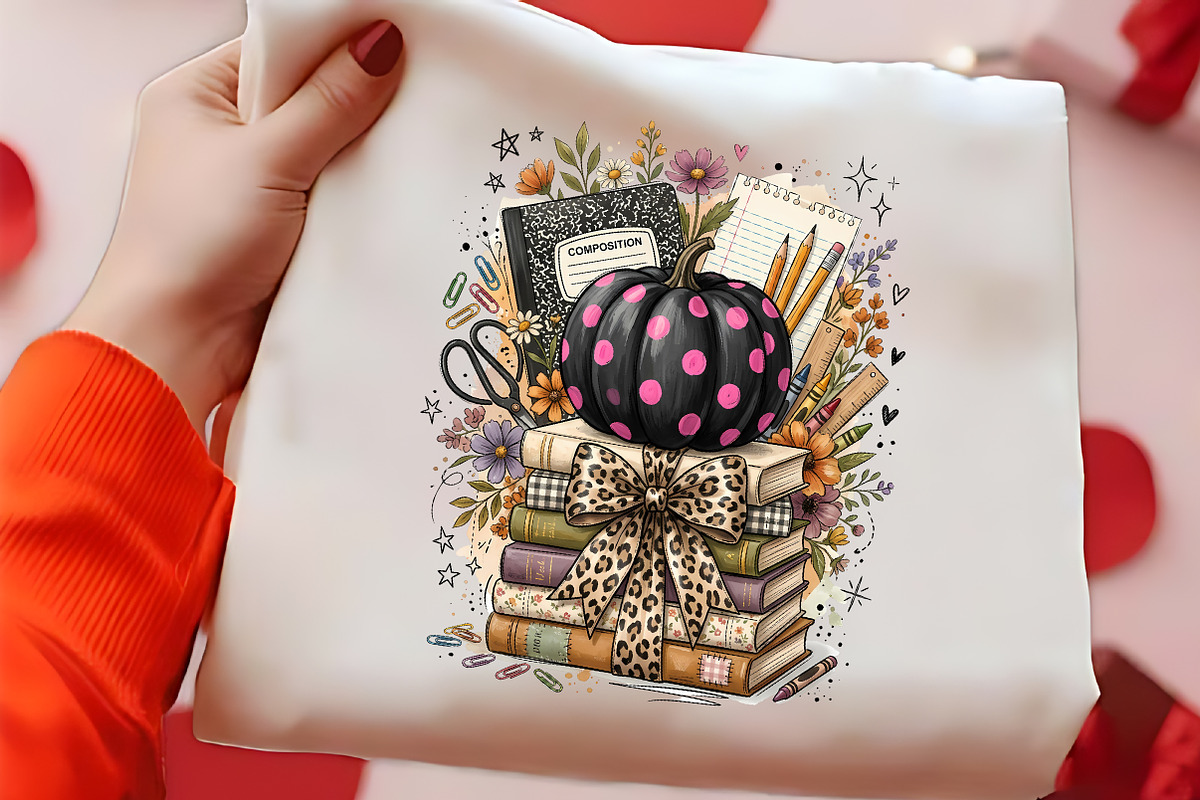 Black pumpkin with pink polka dots, a Seasonal Illustration by CrexoraLab (Photo 2 of 4)