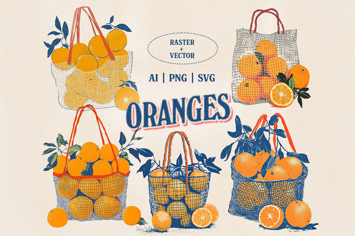 Vintage Fruit & Berry Bundle PNG SVG, a Food Illustration by Marie T (Photo 9 of 17)