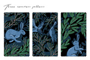 Moonlit Woodland — Winter Patterns, an Animal Illustration by Liiafis (Thumbnail 2 of 15)