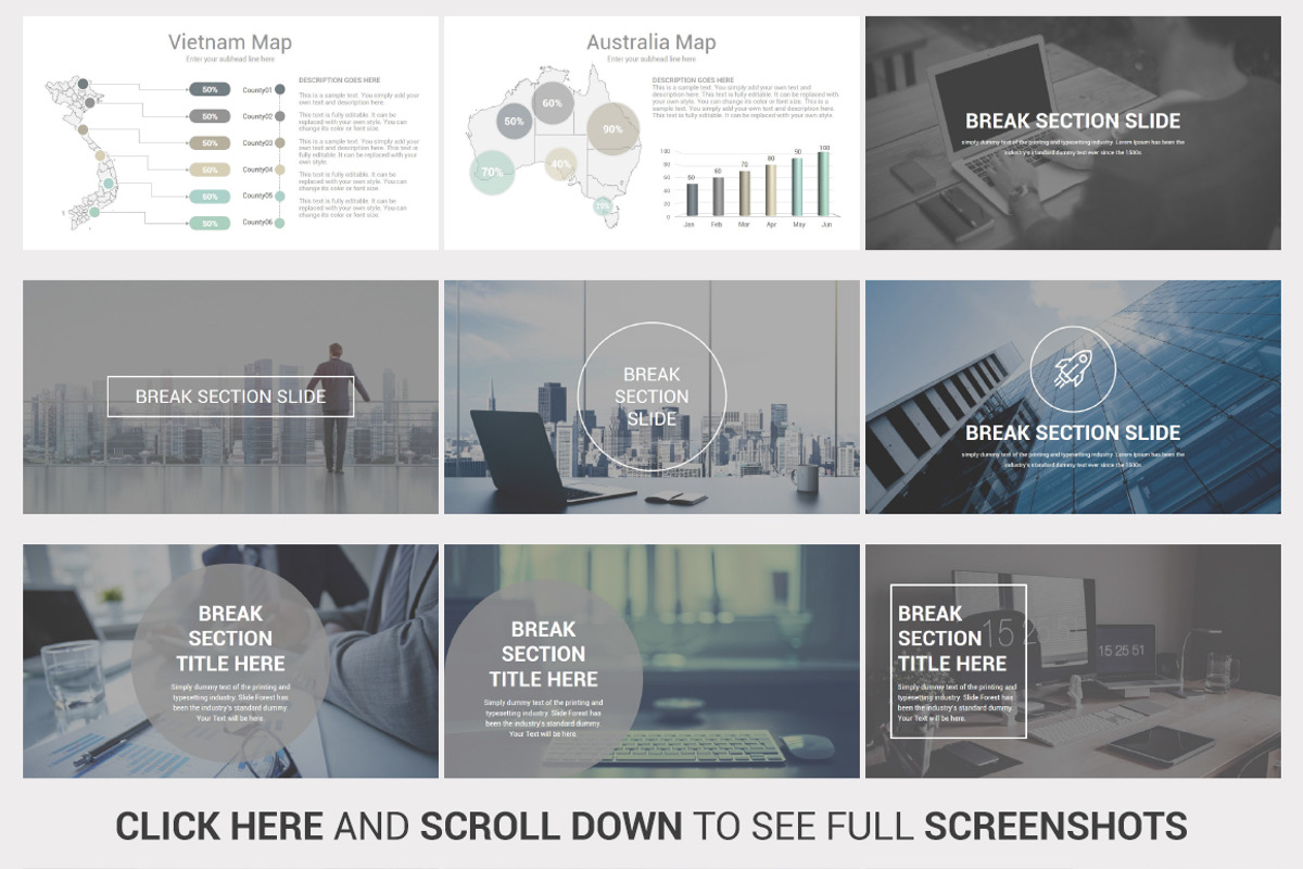 Multi Business PowerPoint Template, a Presentation Template by SlideSalad (Photo 27 of 28)