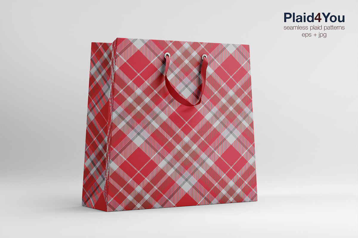 #47 Red Fashion Patterns, a Pattern Graphic by Plaid4You (Photo 4 of 9)