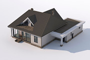 House with attic, an Architecture 3D Model by profdesign (Thumbnail 13 of 18)