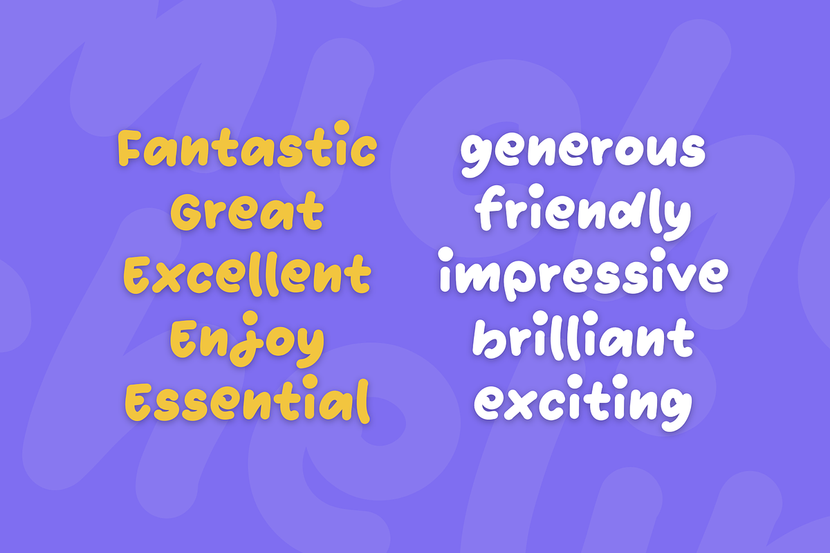 Michelin Friendly Display Font, a Script Font by typendy (Photo 3 of 10)